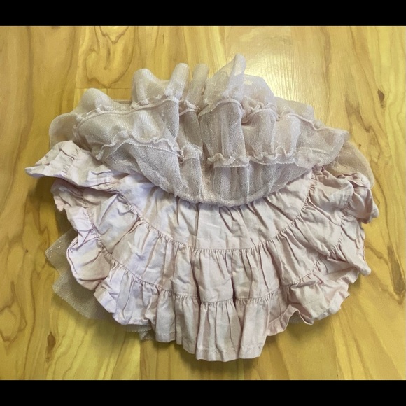 Baby Girl Cherokee Dusty Pink Ruffle Tulle Skirt 6-9M - Picture 3 of 9